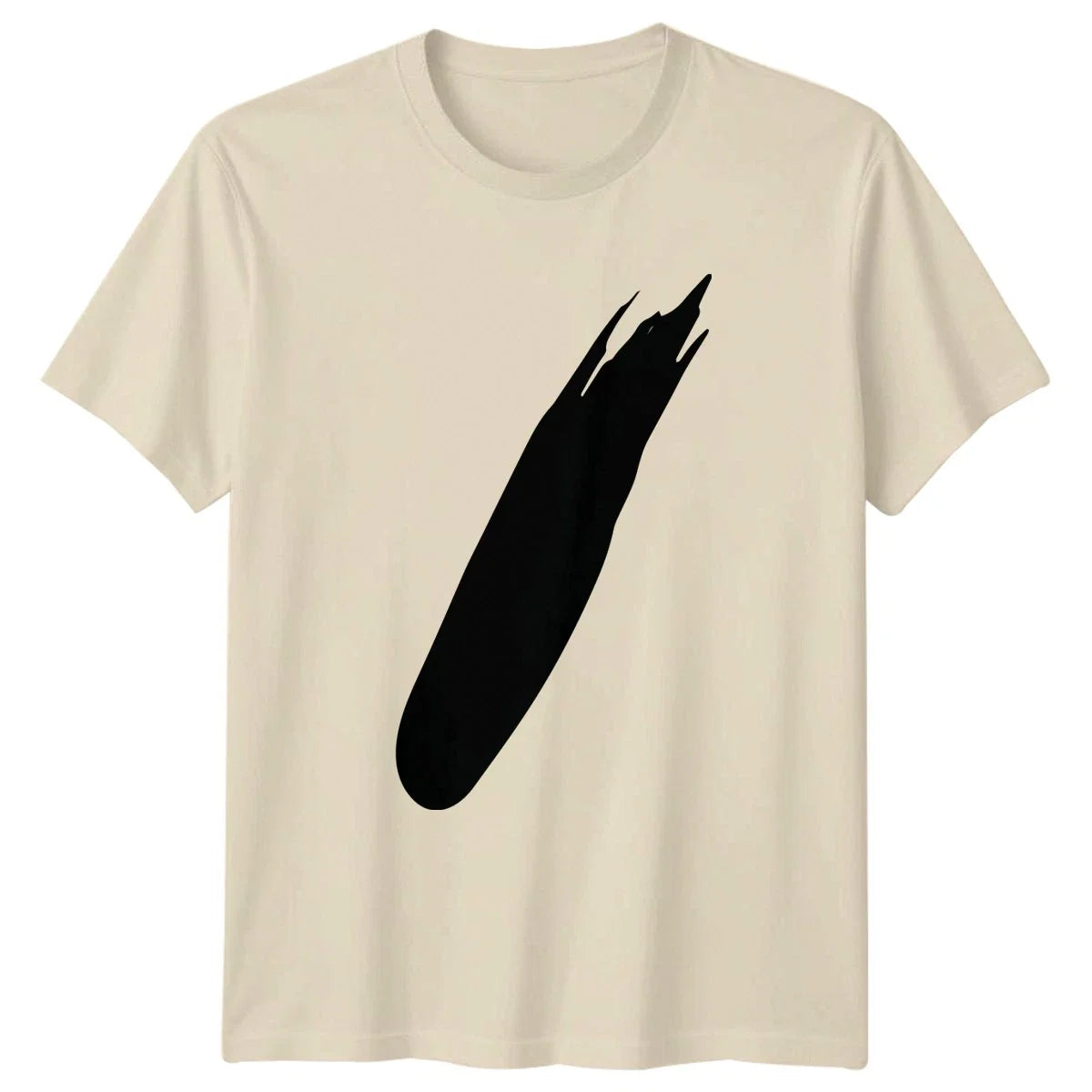 Black Grunge Brush Stroke Aesthetic Brushstroke Abstract Design Unisex , , , Long Sleeve Tee