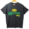 RETRO LABEL CORONA FREE T SHIRT MENS LARGE BLACK ANIMAL INSTINCT EMBROIDERED