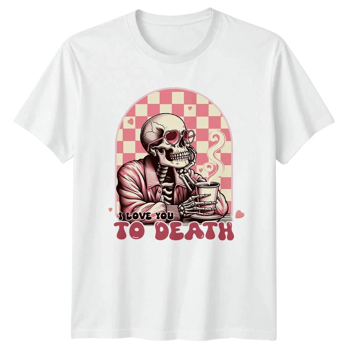 I Love You To Death Womens Spooky Cute Dark Romance Valentines Unisex , , , Long Sleeve Tee