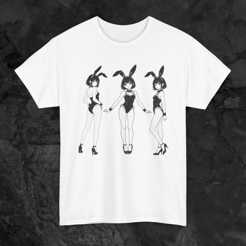 Anime Bunny Girl T Shirt Sexy Manga Waifu Graphic Otaku Gift for Him Her