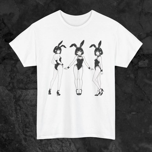Anime Bunny Girl T Shirt Sexy Manga Waifu Graphic Otaku Gift for Him Her