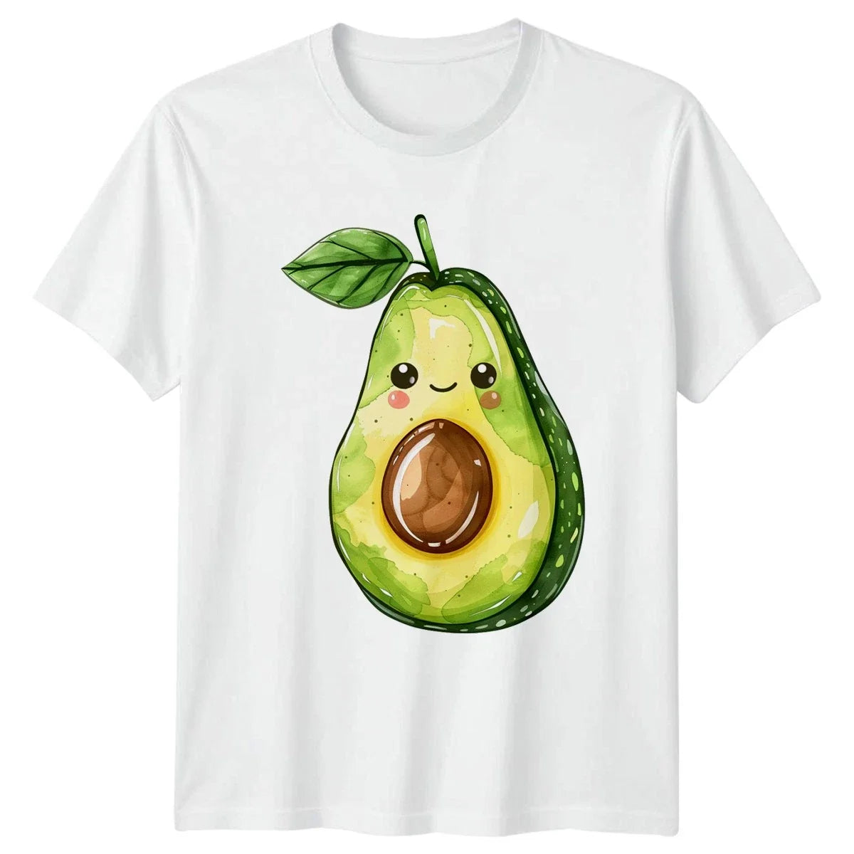 Kawaii Avocado Cute Fruit Summer Food Gift For Him And Her Unisex , , , Long Sleeve Tee