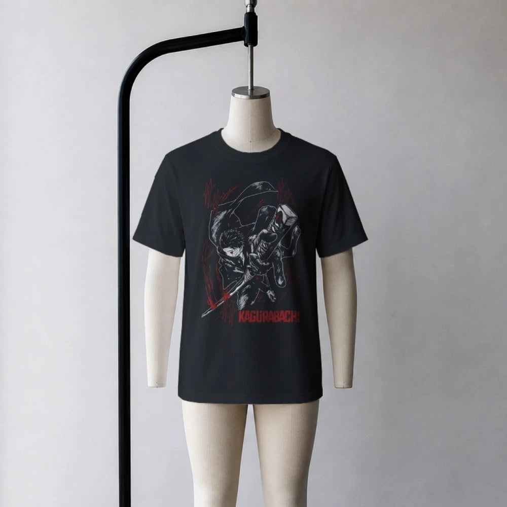 Kagurabachi - Chihiro Rokuhira T-Shirt  Manga Graphic Unisex Black Cotton S-5XL