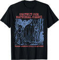 Protect National Parks Mothman Cryptid Weirdcore Horror Tee (1)