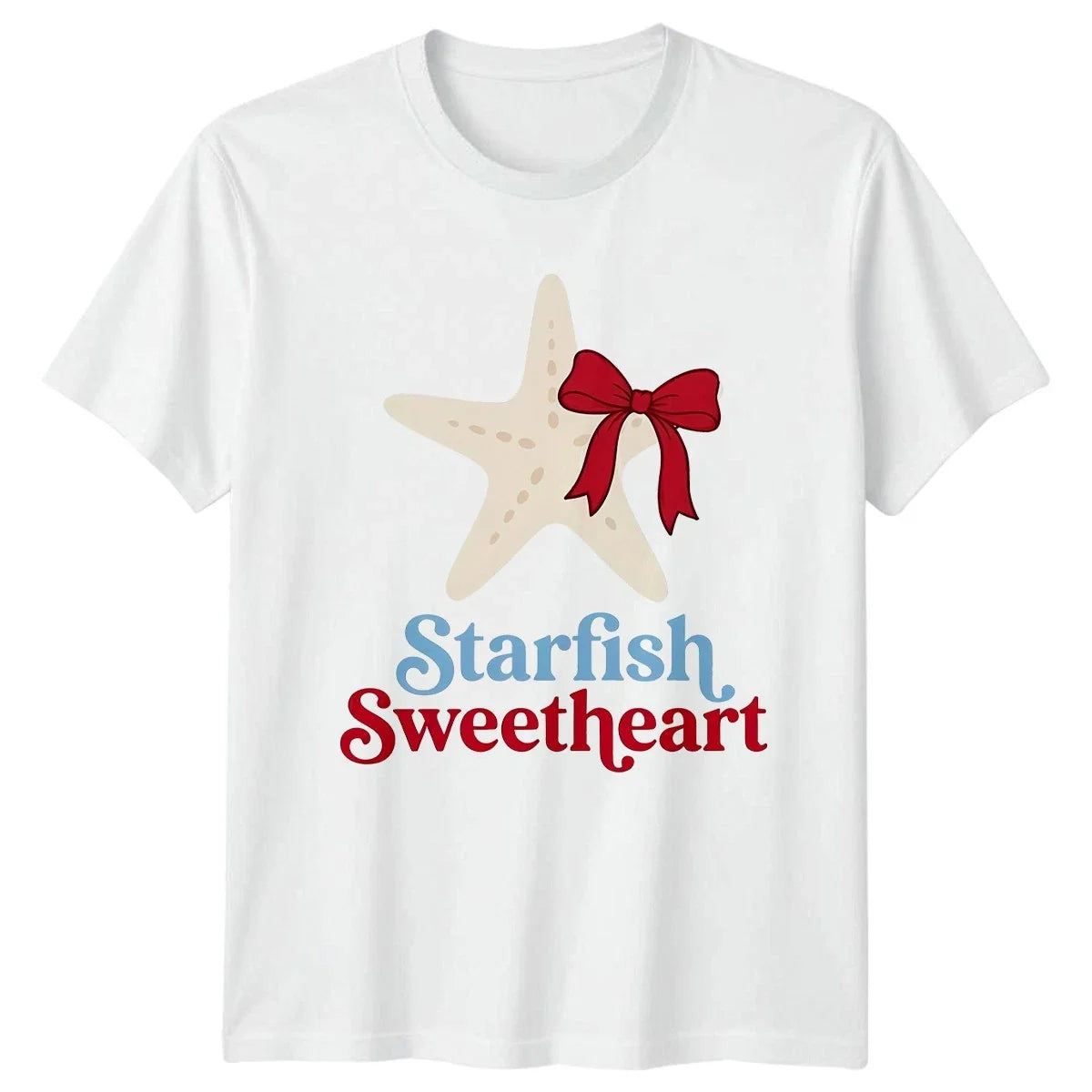 Cute Starfish Sweetheart Womens Coquette Beach Life Gift For Her Unisex , , , Long Sleeve Tee