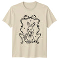 Cute Easter Bunny Spring Floral Holiday Gift For Him And Her Unisex , , , Long Sleeve Tee