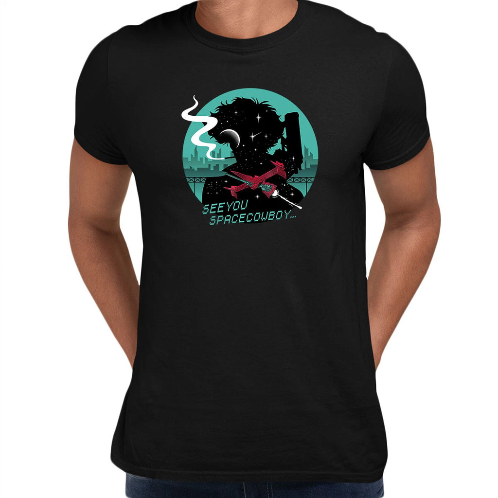 Cowboy Bebop Spike Spiegel Anime T-shirt Manga Japan Movie Adult Kids Tees