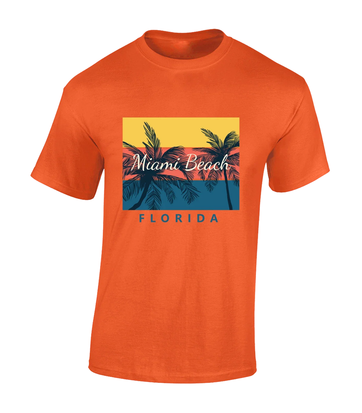 MIAMI BEACH FLORIDA MENS T SHIRT COOL SUMMER BEACH CASUAL CLOTHING NEW TOP Unisex , , , Long Sleeve Tee