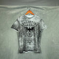 Vintage Y2K Affliction t shirt mens Size Large Faded Grey Eagle Grunge MMA Unisex , , , Long Sleeve Tee