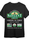 Ultra-Soft Soylent Green Farmer to Table - Creative Print , Comfort-Fit C Unisex , , , Long Sleeve Tee