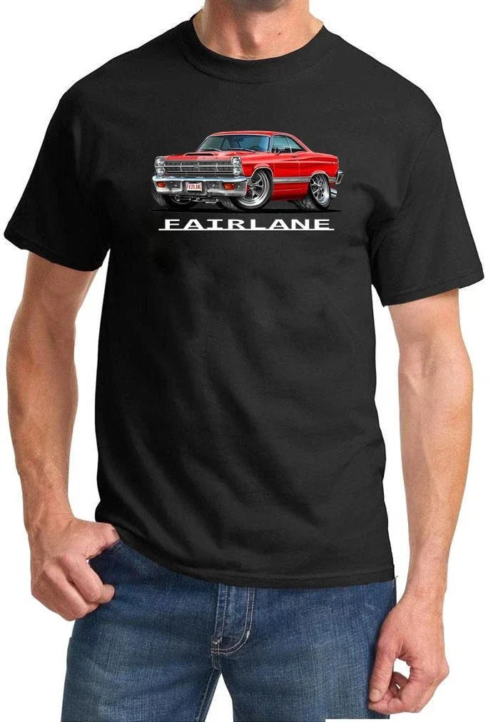 1966 1967 Ford Fairlane Hardtop Full Color Tshirt NEW FREE SHIPPING Unisex , , , Long Sleeve Tee