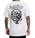 SULLEN CLOTHING KIDDO BADGE TATTOO ART WHITE STANDARD Unisex , , , Long Sleeve Tee