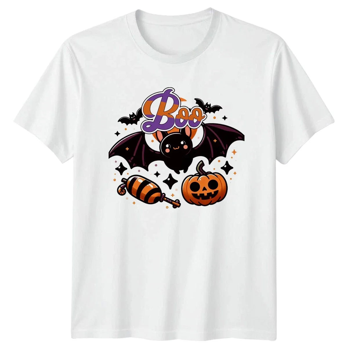 Boo Cute Bat Halloween Halloween Gift For Him And Her Unisex , , , Long Sleeve Tee