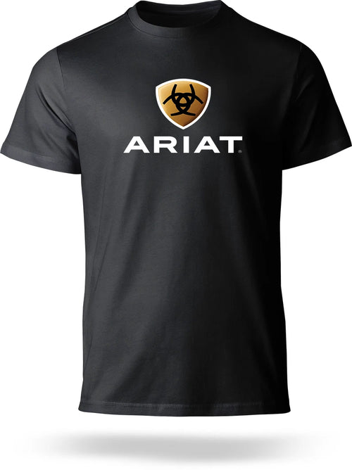 Ariat International Logo Funny T shirt Made in USA Size S-5XL
