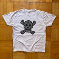 Archive Lewis Leathers Skull Graphic White Tee Punk Grunge Biker Size L Unisex , , , Long Sleeve Tee