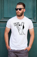 New Men Funny Droopy Dog Cartoon Logo Top Im So Happy Cool Gifts For Men Unisex , , , Long Sleeve Tee