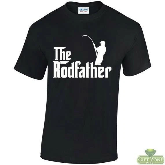 The Rodfather Funny Fishing T-Shirt Fisherman Gift