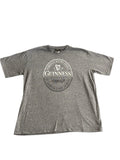 Guinness Beer Graphic Tee Gray Irish Brewery Shirt Sz XXL
