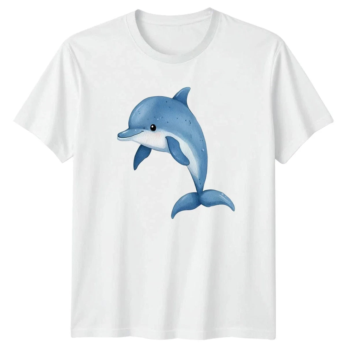 Cute Dolphin Watercolor Animal Marine Life Gift For Him And Her Unisex , , , Long Sleeve Tee