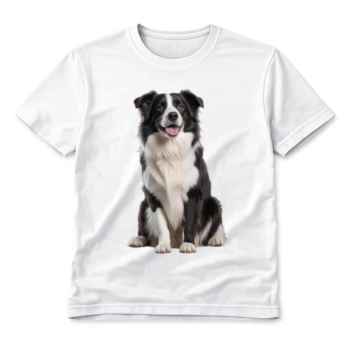 Border Collie Dog T-Shirt Mens Womens Unisex Pet Lover Gift Graphic Tee