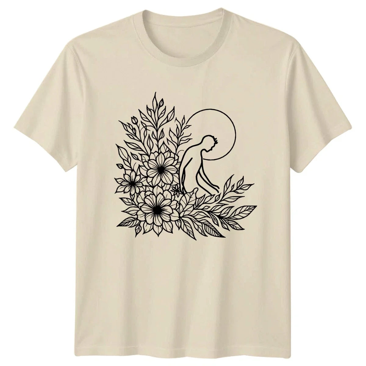Minimalist Male Botanical Line Art Nature Birthday Gift For Him And Her Unisex , , , Long Sleeve Tee