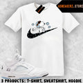 Shirt To Match AJ 5 White Metallic 2026 Sneaker Matching Tee Fly S Dog Unisex , , , Long Sleeve Tee