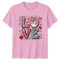 Cute Cartoon Goose In Love Heart Womens Kawaii Doodle Valentines Unisex , , , Long Sleeve Tee