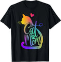 Cat Mom Cat Lover Cute Mother's Day Mama I Love My Cat Unisex , , , Long Sleeve Tee