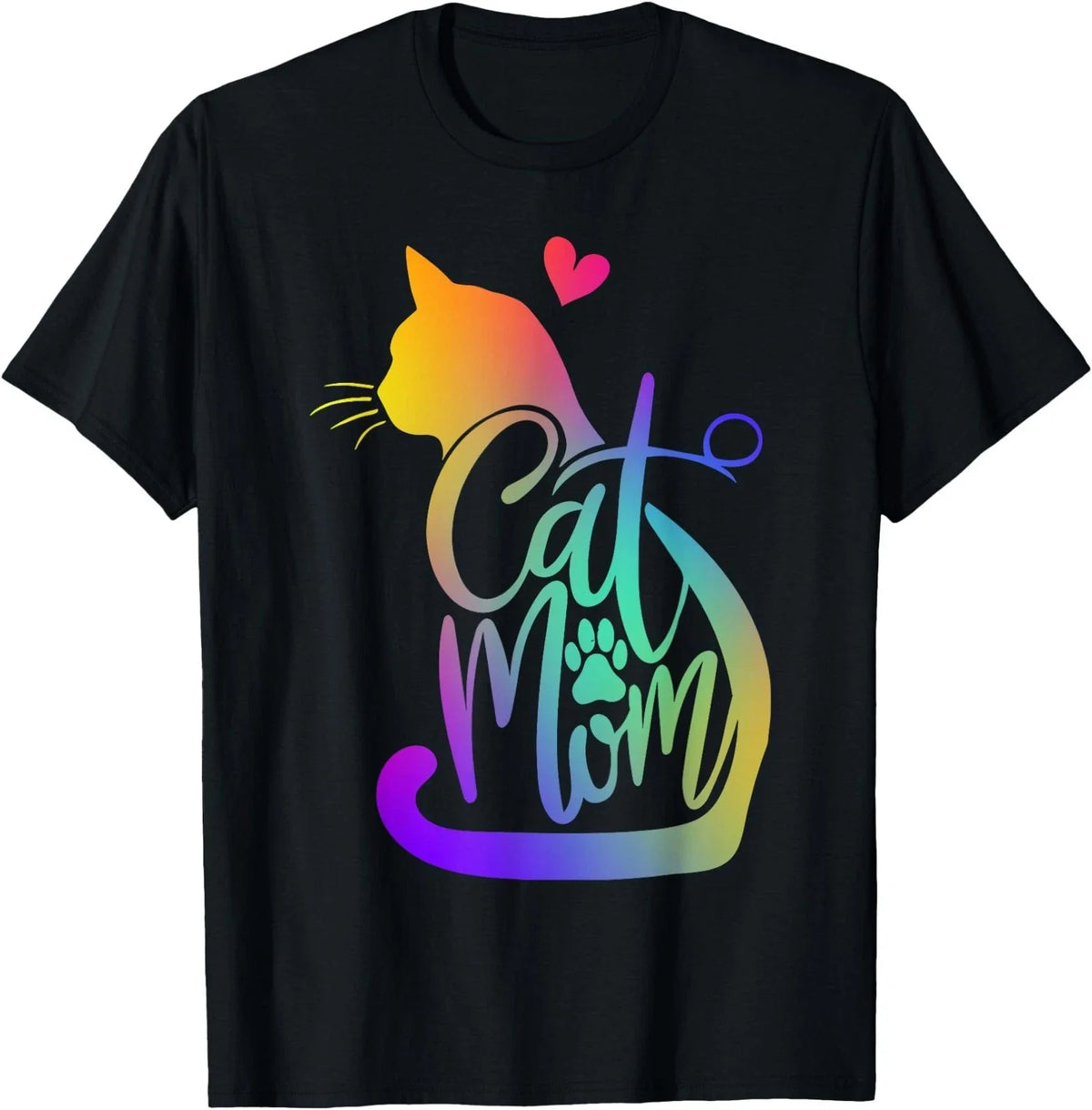 Cat Mom Cat Lover Cute Mother's Day Mama I Love My Cat Unisex , , , Long Sleeve Tee