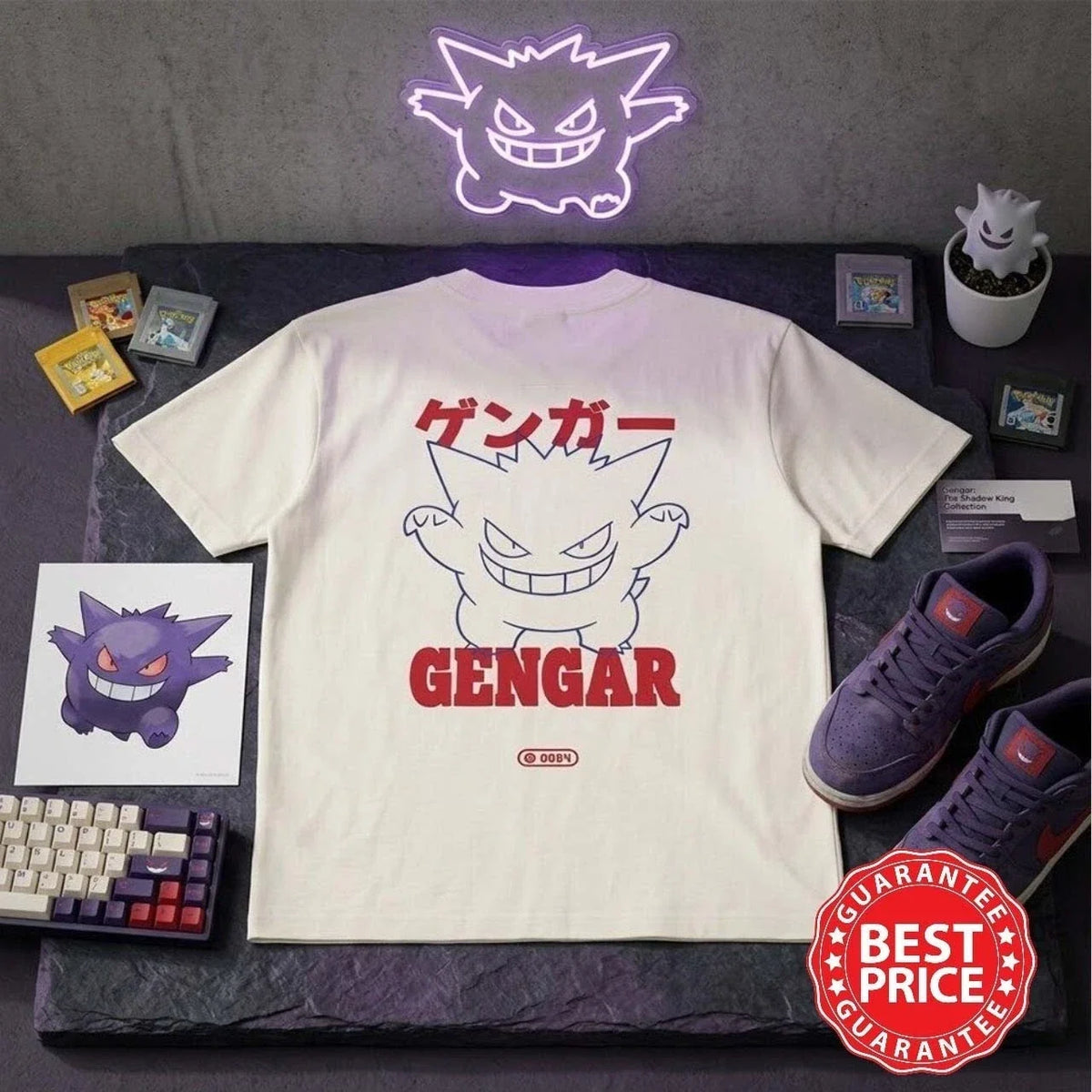 HOT ITEM! Ghost Monster Anime Purple Cartoon Fan Made Tee S-5XL Unisex , , , Long Sleeve Tee