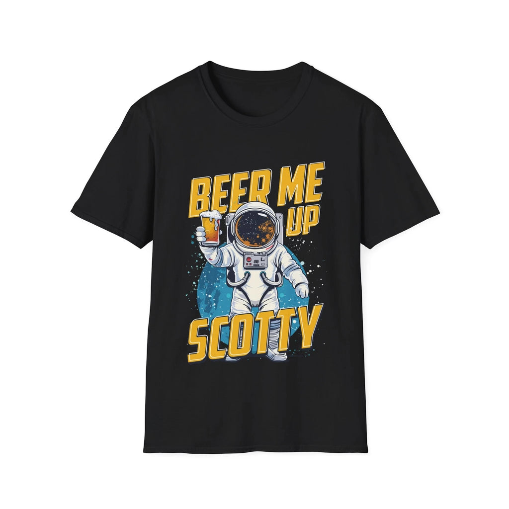 Beer Me Up Scotty Funny Unisex Softstyle T-Shirt