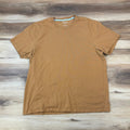Bonobos Mens XL Minimalist 100% Organic Cotton Crewneck Brown-Gold Tee Unisex , , , Long Sleeve Tee