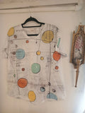 Super Unique Geometric Colorful Artistic Cool Chic Fun XL MADE IN USA Unisex , , , Long Sleeve Tee