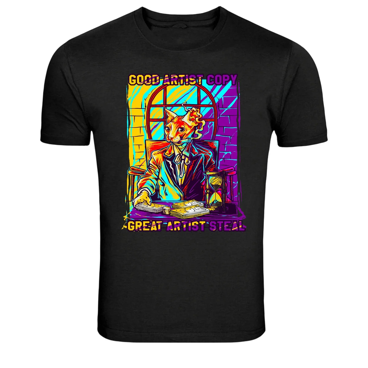 Good Artist Copy Great Artist Steal Creative Quote Graphic Unisex , , , Long Sleeve Tee