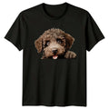 Cute Labradoodle Dog Portrait , Funny Dog Lover Tee Unisex , , , Long Sleeve Tee