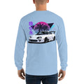 Vaporwave Aesthetic Supra JDM Tuning Drift Racing Men’s Long Sleeve Shirt Unisex , , , Long Sleeve Tee
