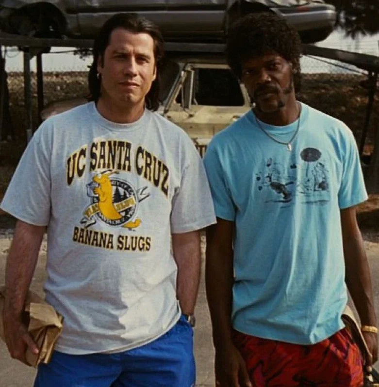 Pulp Fiction , Krazy Kat Jules,UC Santa Cruz Jules Winnfield Vincent Vega Unisex , , , Long Sleeve Tee