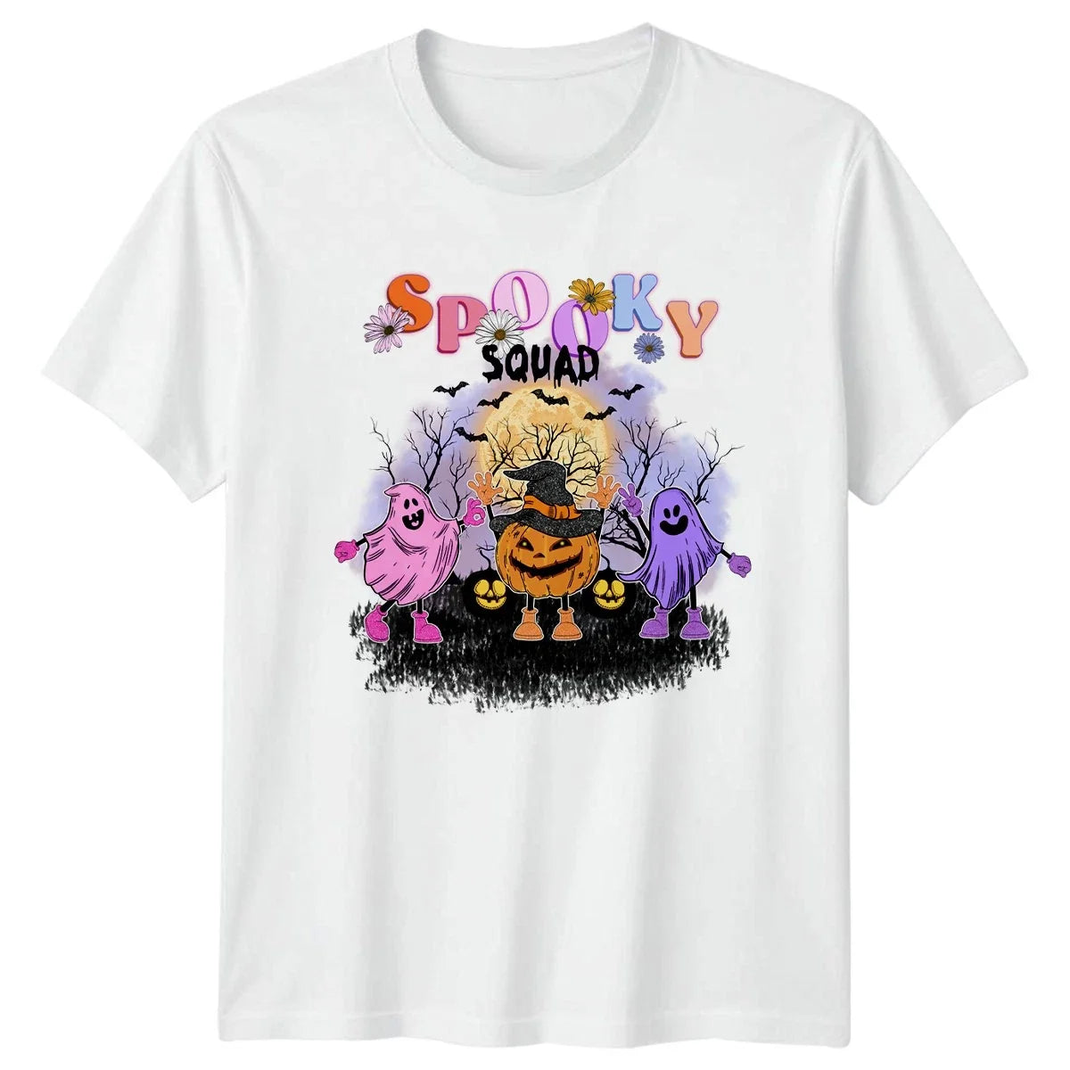 Spooky Squad Spooky Cute Halloween Gift For Him And Her Unisex , , , Long Sleeve Tee