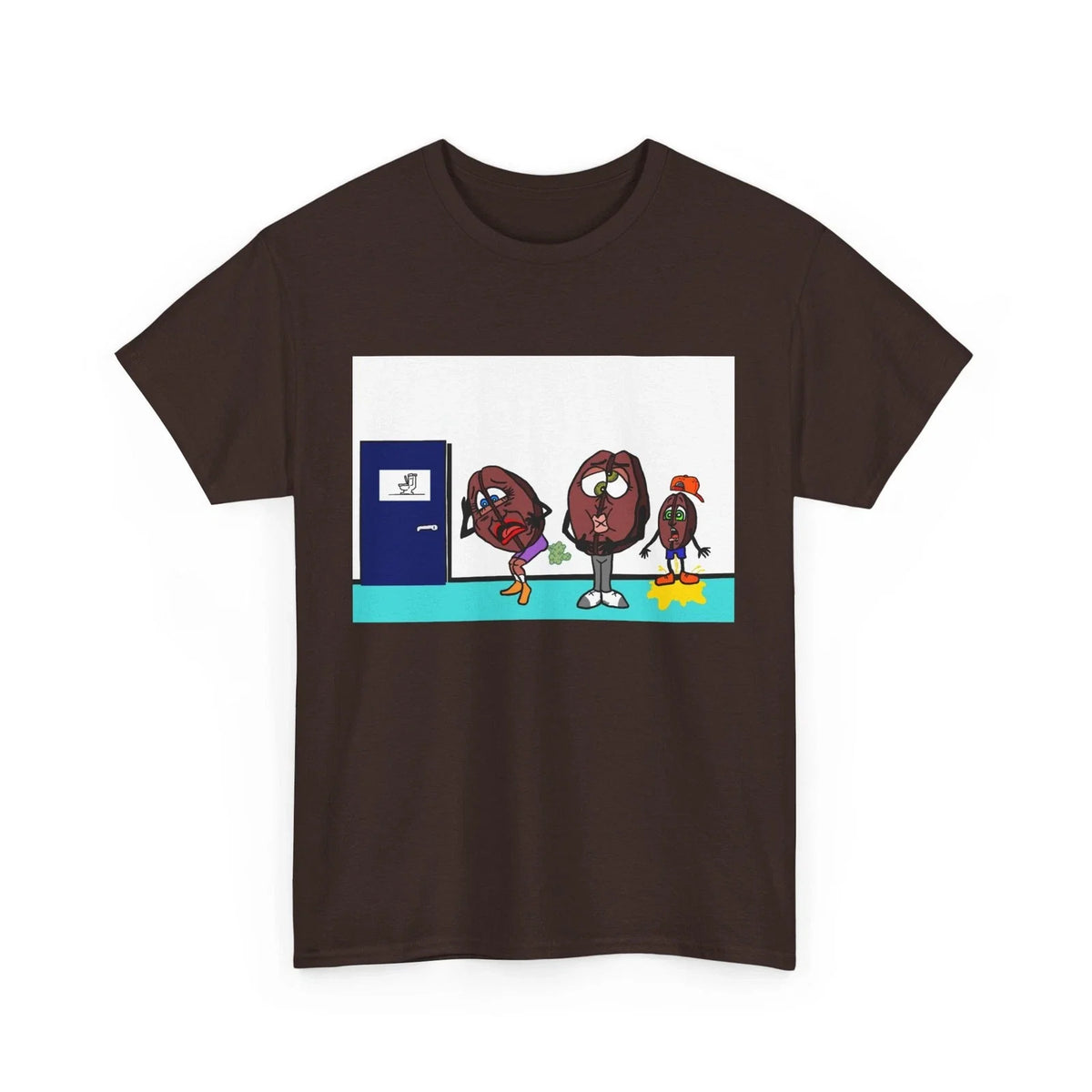Coffee Bean Bathroom Time Unisex , , , Long Sleeve Tee