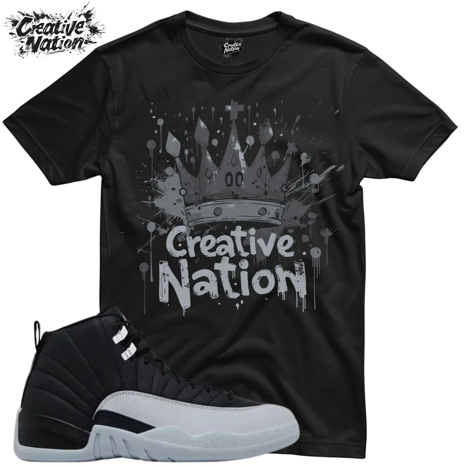 Shirt To Match 12 Barons Unisex Tee Sneaker Shirt Crown Shirt For Him Sneaker T Unisex , , , Long Sleeve Tee