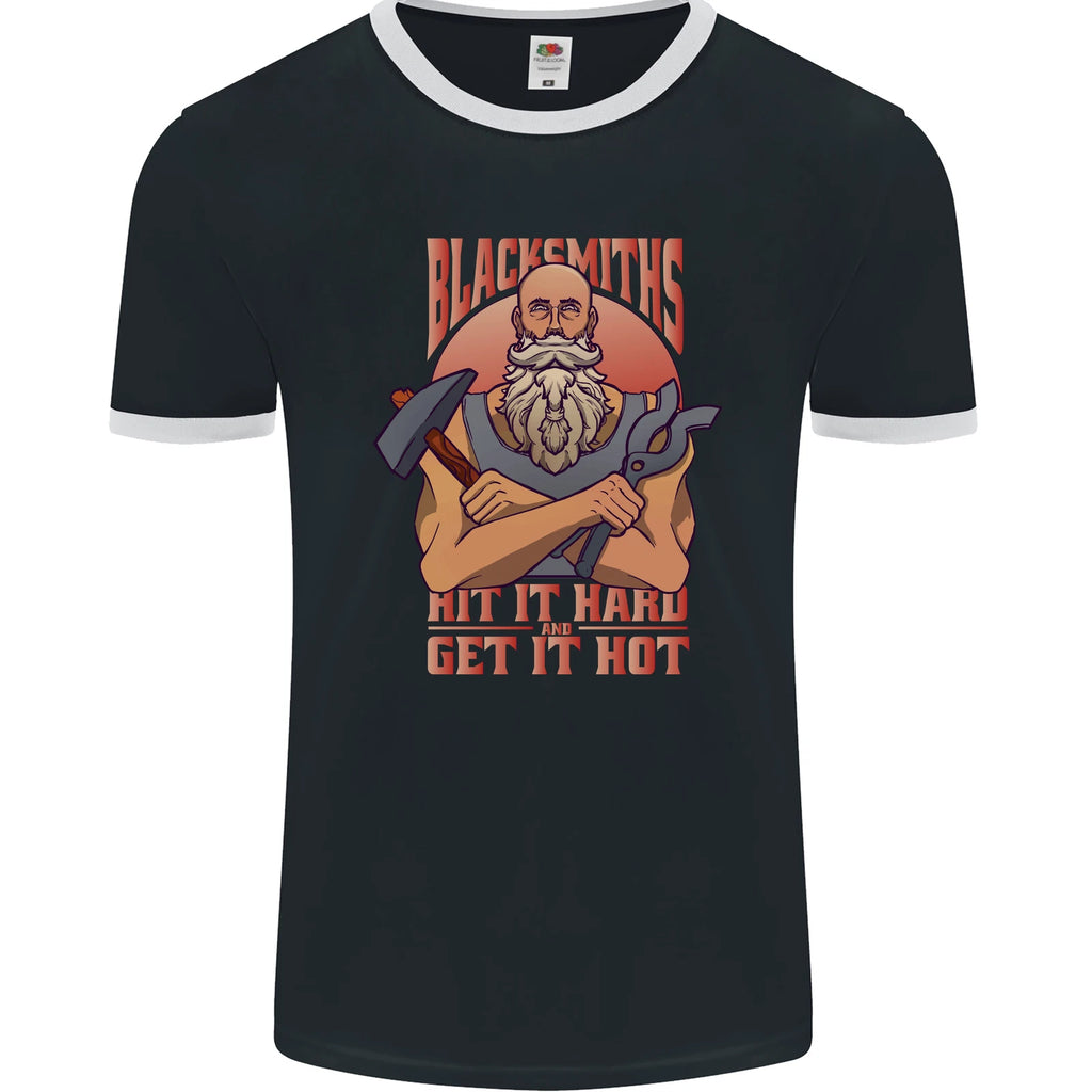 Funny Blacksmith Quote Mens Ringer T-Shirt FotL
