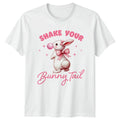Shake Your Bunny Tail Womens Cute Bunny Animal Humor Easter Gift For Her Unisex , , , Long Sleeve Tee