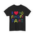 I Love To Finger Paint Shirt, I'm Paint I Heart Women Men Cute Unisex , , , Long Sleeve Tee