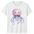 Cute Watercolor Jellyfish Marine Life Ocean Gift For Him And Her Unisex , , , Long Sleeve Tee