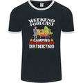 Camping Weekend Forecast Funny Alcohol Beer Mens Ringer T-Shirt FotL