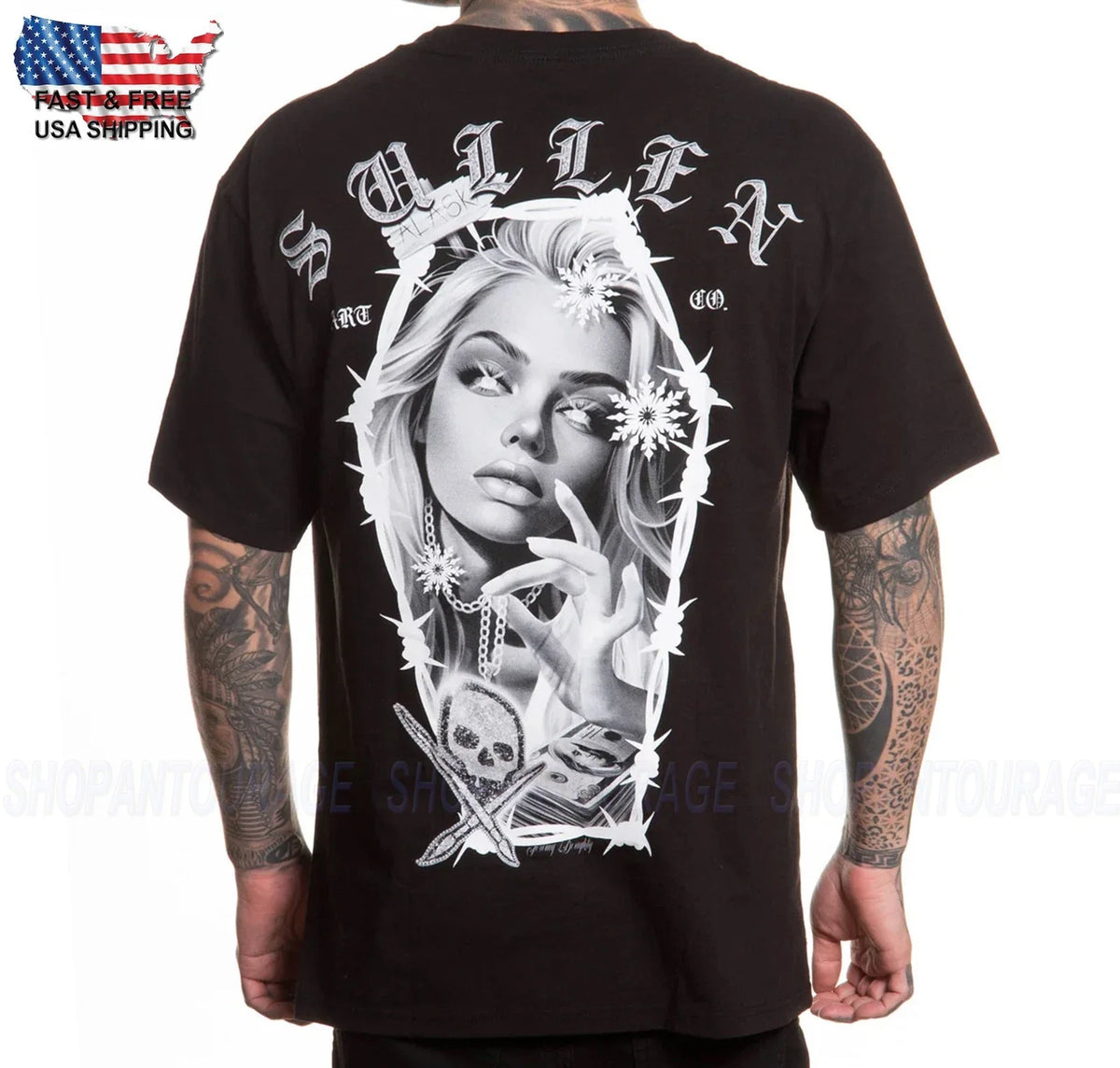 Sullen Art Collective Cold As Ice Standard SCM7893 Short Sleeve Men`s Unisex , , , Long Sleeve Tee