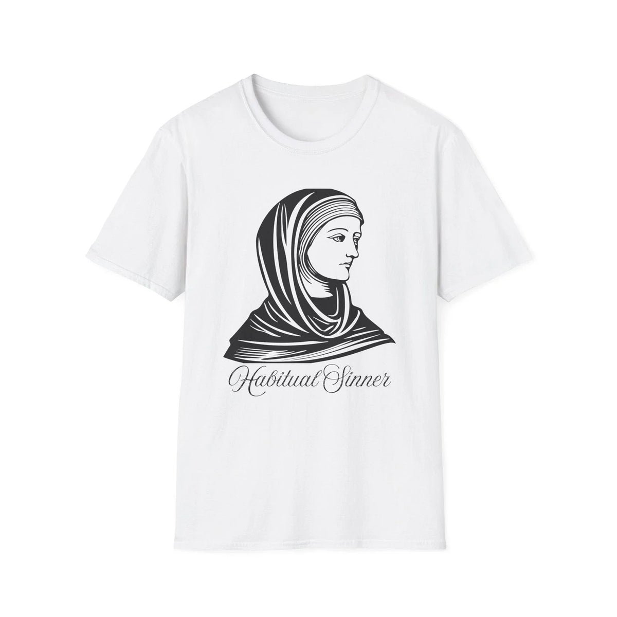Habitual Sinner Unisex Graphic Softstyle , Gift for Creative Souls Unisex , , , Long Sleeve Tee