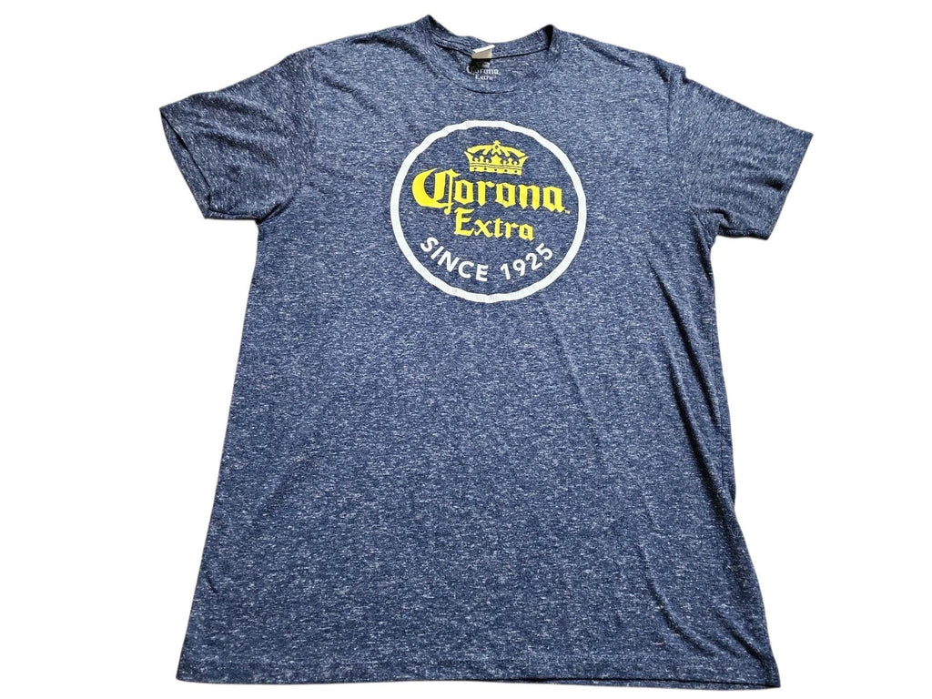 Retro Mens L Corona Extra Beer T Shirt Original Logo Beer Authentic