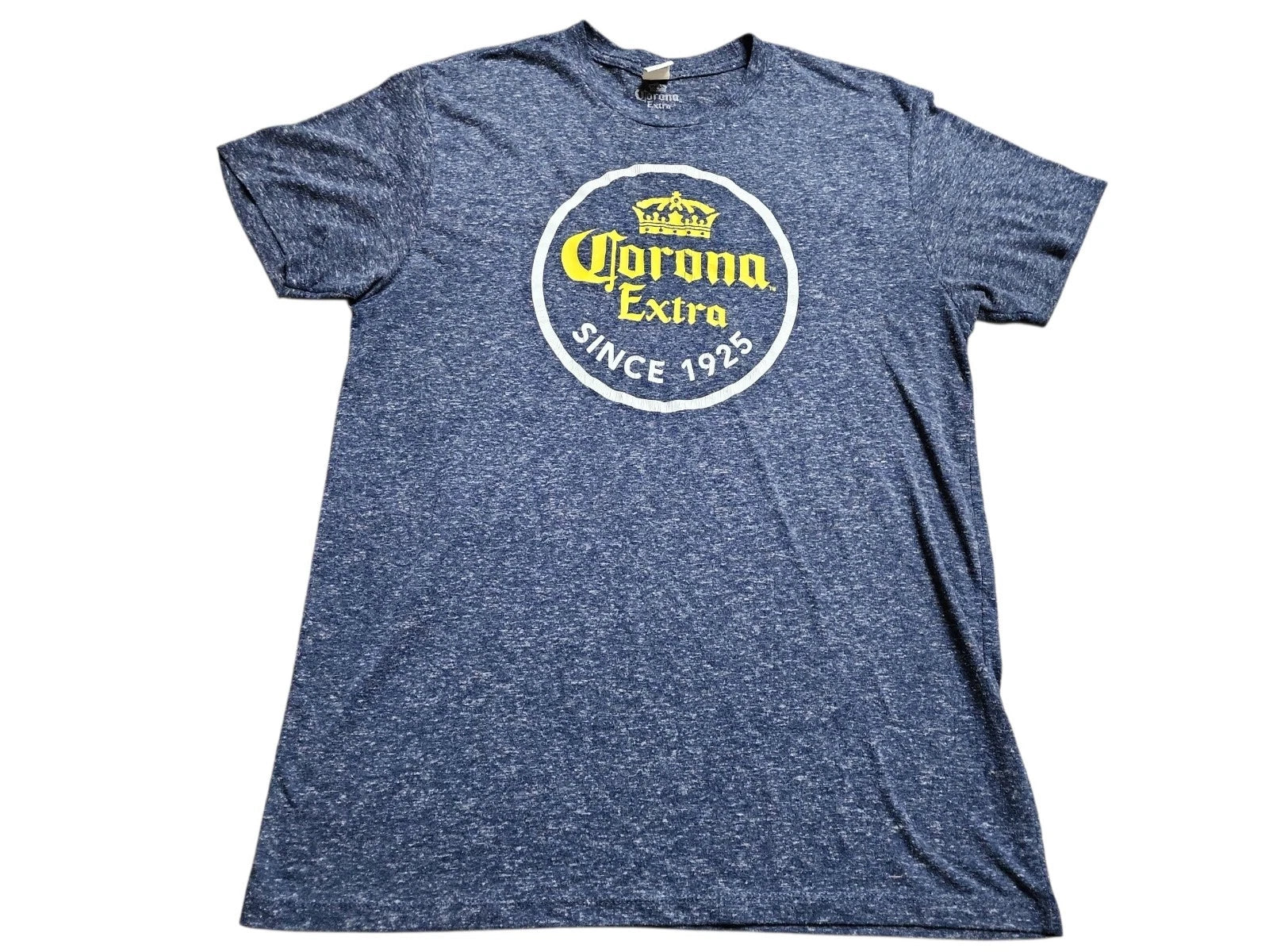 Retro Mens L Corona Extra Beer T Shirt Original Logo Beer Authentic