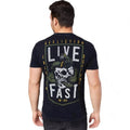 Men's Affliction Freedom Defender Live Fast Black Lava Y2K S-4XL Unisex , , , Long Sleeve Tee